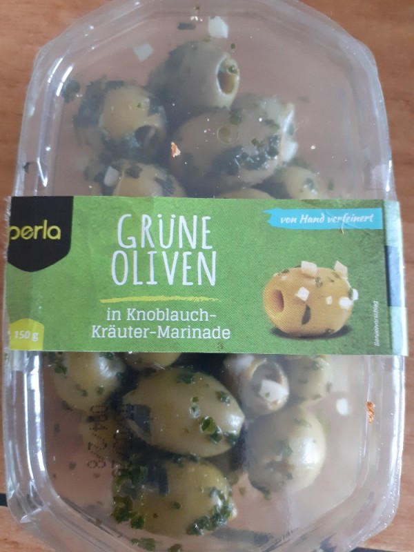 grüne Oliven, in Knoblauchöl-Kräuter-Marinade von petrapl | Hochgeladen von: petrapl