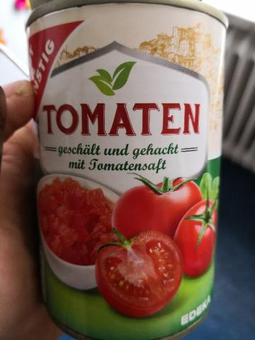 Tomaten, geschält und gehackt mit Tomatensaft von Taxeo | Hochgeladen von: Taxeo