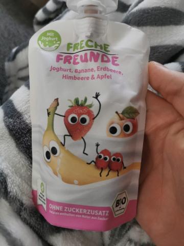 Freche Freunde Joghurt, Banane, Erdbeere, Himbeere, Apfel von Na | Hochgeladen von: NadineWallstab