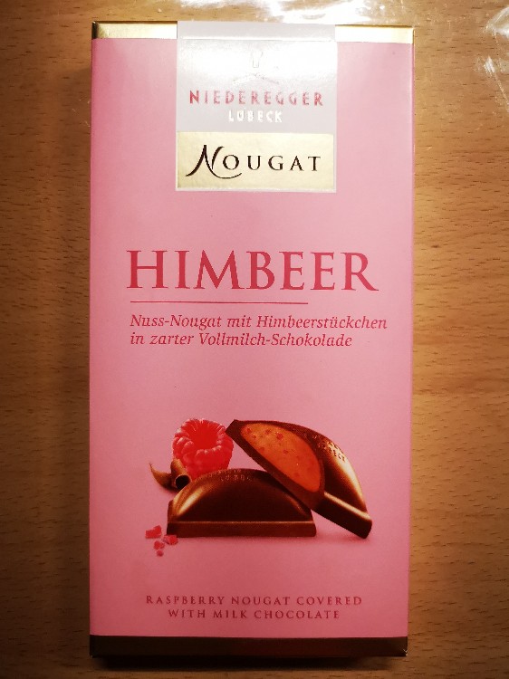 Vollmilch-Schokolade Himbeer, Nuss-Nougat mit Himbeerstückchen i | Hochgeladen von: susu90