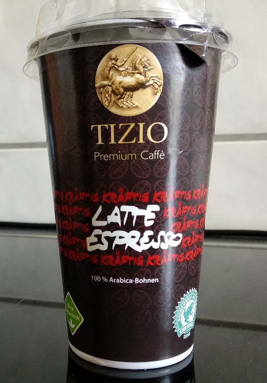 Latte Espresso TIZIO Aldi, kraeftig 100% Arabica Bohnen von scho | Hochgeladen von: schokofan35