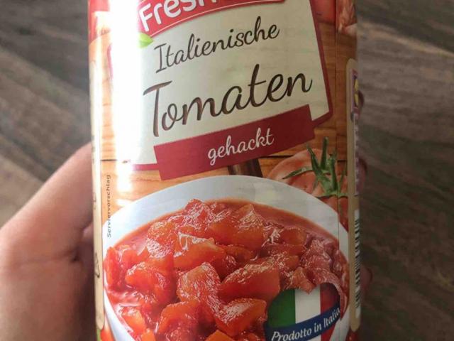 Italienische Tomaten, gehackt von Jeonahyun | Uploaded by: Jeonahyun