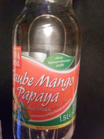 Aromatisiertes Mineralwasser, Traube-Mango-Papaya | Hochgeladen von: Seidenweberin