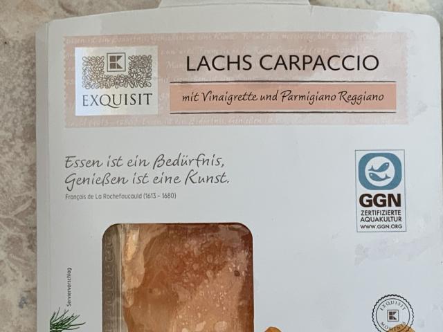 Lachs Carpaccio Exquisit, Mit Olivenöl und Parmigiano | Hochgeladen von: SmobblBobbl
