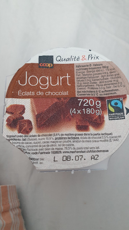 Joghurt Schokolade mit Schokospliter von MuBu | Hochgeladen von: MuBu