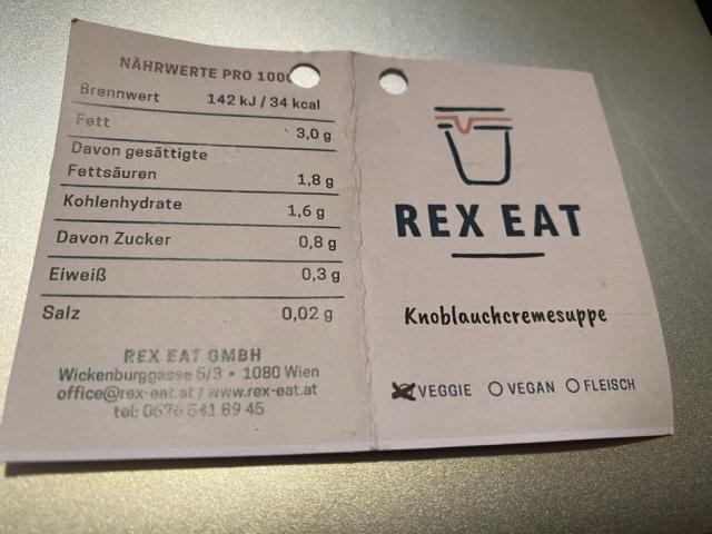 Rex Eat: Knoblauchcremesuppe | Hochgeladen von: chriger