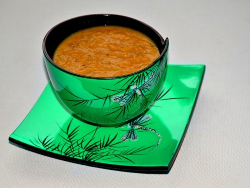 (2 x) Süßkartoffel-Kokoscreme-Suppe | Hochgeladen von: coffeerulesmyworld