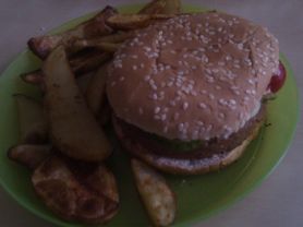 2014-08-08 Veggie-Burger | Hochgeladen von: Kaktuskatze