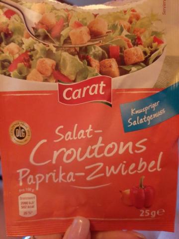 Salat - Croutons, Paprika - Zwiebel von Betty2911 | Hochgeladen von: Betty2911