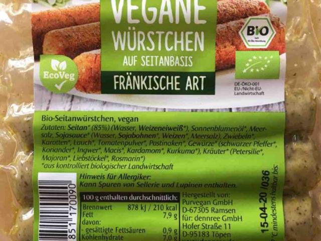 vegane Würstchen (auf Seitanbasis), Fränkische Art von ValCapone | Hochgeladen von: ValCapone