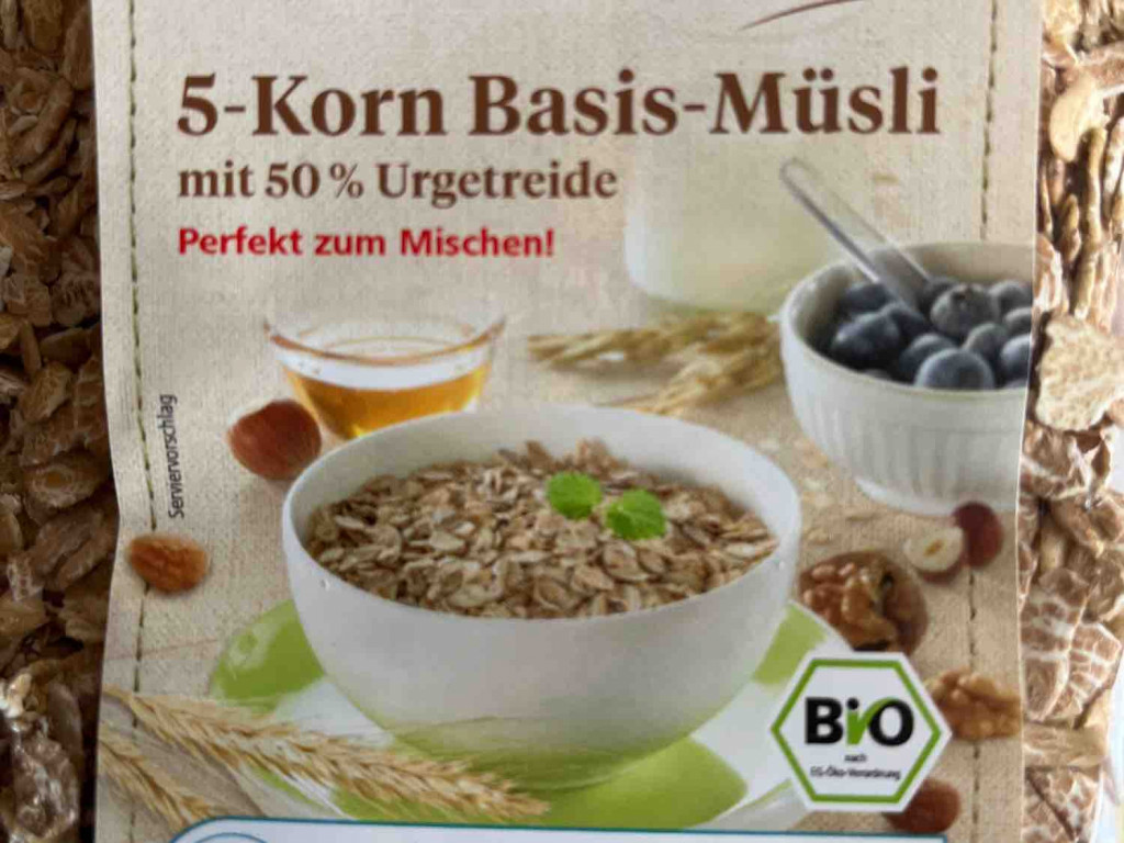 5-Korn Basis-Müsli, mit 50% Urgetreide von Mausgen | Hochgeladen von: Mausgen
