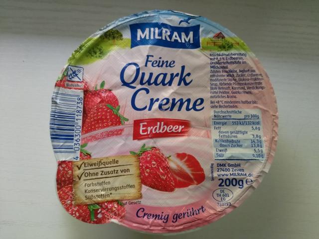 Feine Quark Creme, Erdbeere | Hochgeladen von: Fritzmeister
