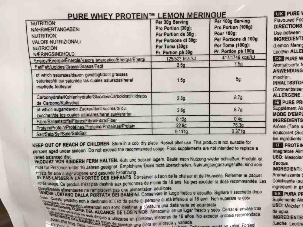 pure whey protein lemon meringue von SM110681 | Hochgeladen von: SM110681