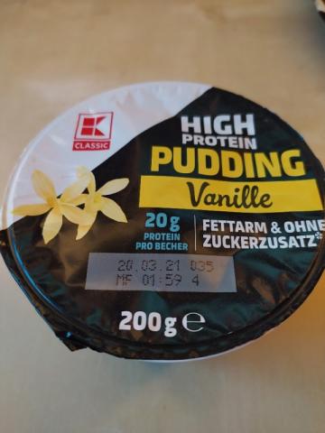 High Protein Pudding (Vanille), fettarm & ohne Zuckerzusatz  | Hochgeladen von: nadja3009