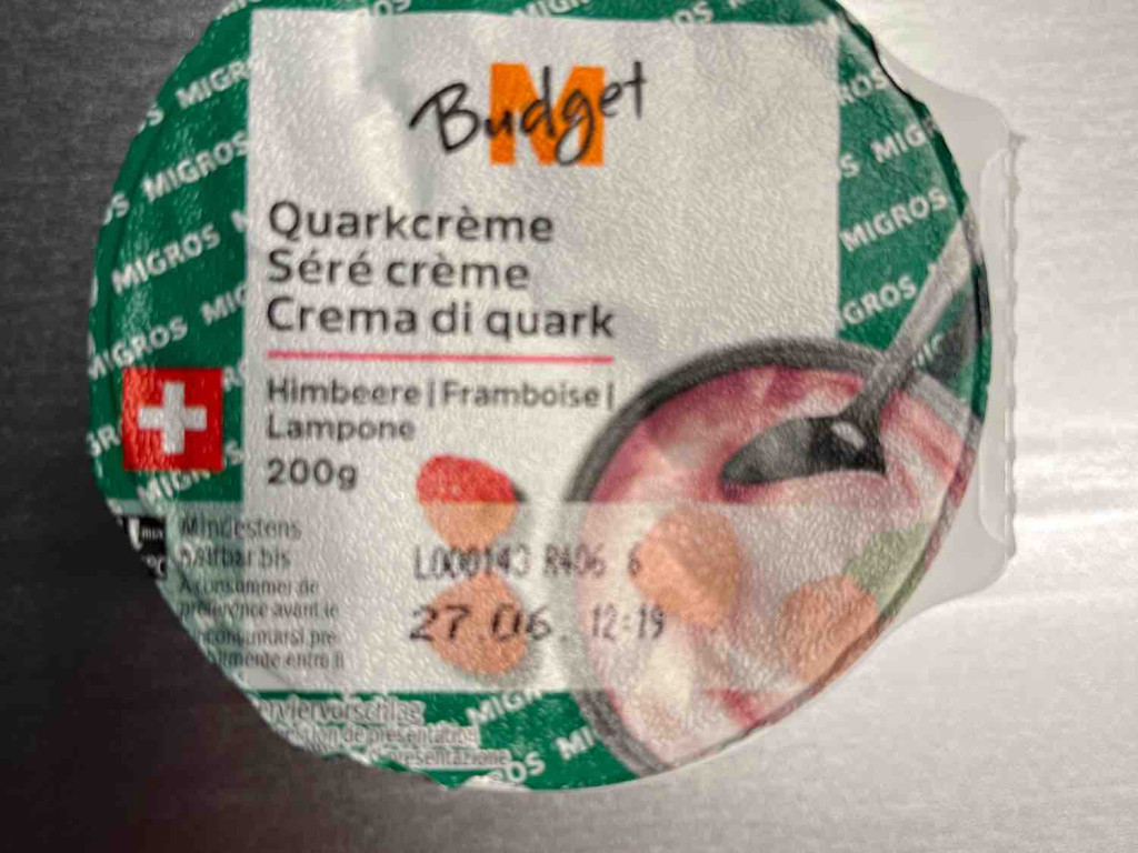Quarkcréme M-Budget, Himbeere von amstadf | Hochgeladen von: amstadf