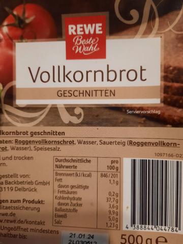 Vollkornbrot, geschnitten von HummelDeern | Hochgeladen von: HummelDeern