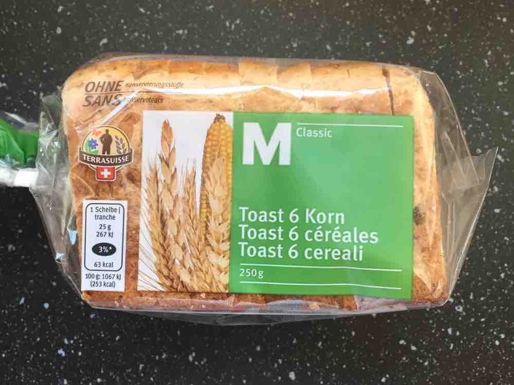 M Classic Toast 6 Korn Kalorien Brot Fddb