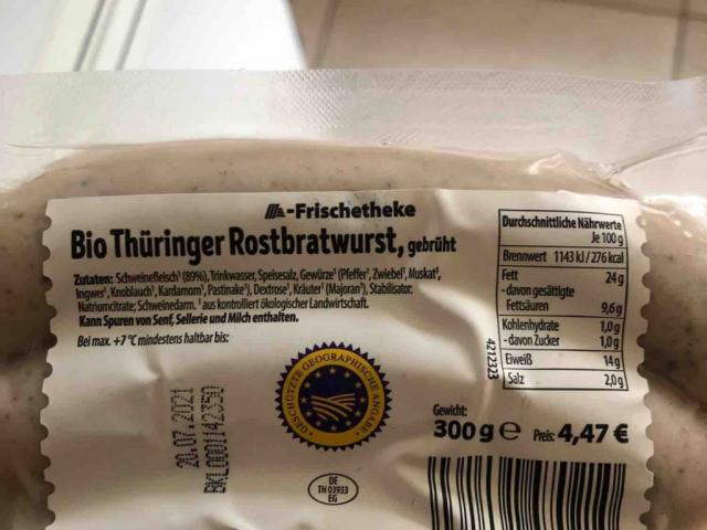 Bio Thüringer Rostbratwurst von Anananika | Hochgeladen von: Anananika