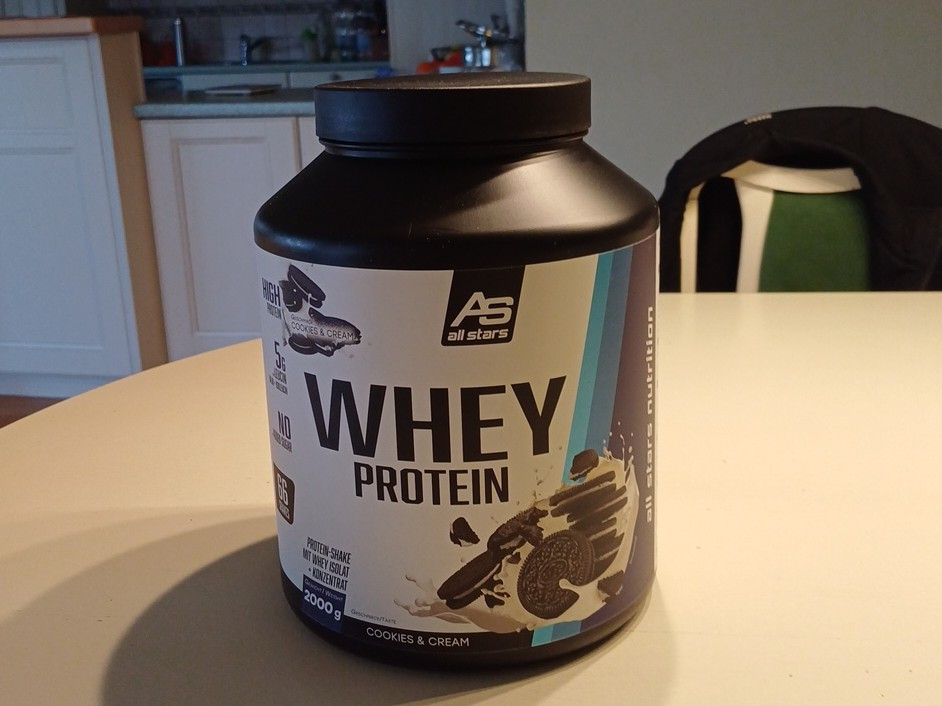 all stars whey protein, cookies & cream von Mario Palatin | Hochgeladen von: Mario Palatin all stars whey protein, cookies & cream von Mario Palatin | Hochgeladen von: Mario Palatin