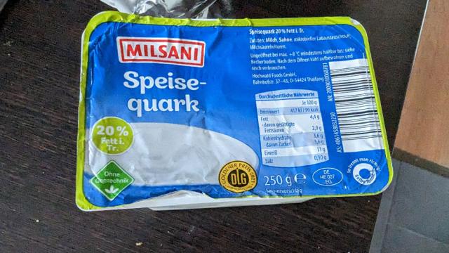 milsani Speisequark 20% von fsoentgerath670 | Hochgeladen von: fsoentgerath670