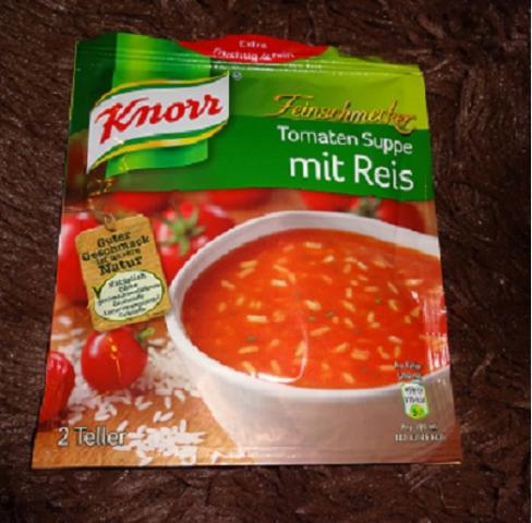 Knorr Feinschmecker Tomaten Suppe mit Reis | Hochgeladen von: bijou222