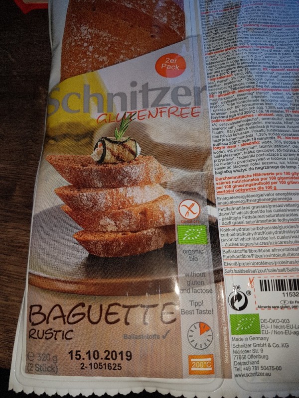 Baguette , glutenfrei von simoneheimann745 | Hochgeladen von: simoneheimann745