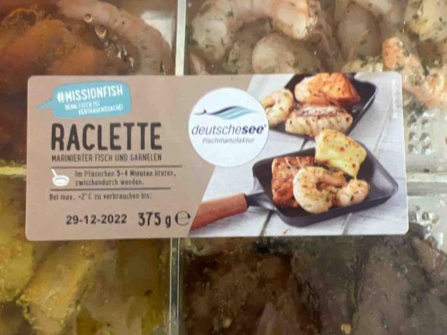 Raclette, marinierter Fisch und  Garnelen von muennicha129 | Hochgeladen von: muennicha129