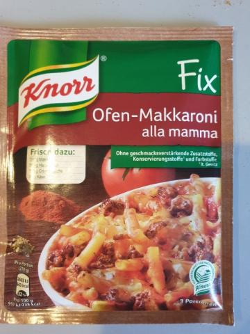 Knorr Fix für Ofen Makkaroni (Trockenprodukt) von lenny528 | Hochgeladen von: lenny528