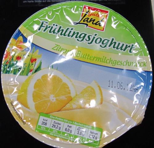 Gutes Land, Frühlingsjoghurt, Zitronen-Buttermilchgeschmack | Hochgeladen von: N..D..