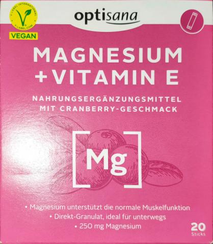 MANGNESIUM+VITAMIN E, Cranberry-Geschmack | Hochgeladen von: Elli50