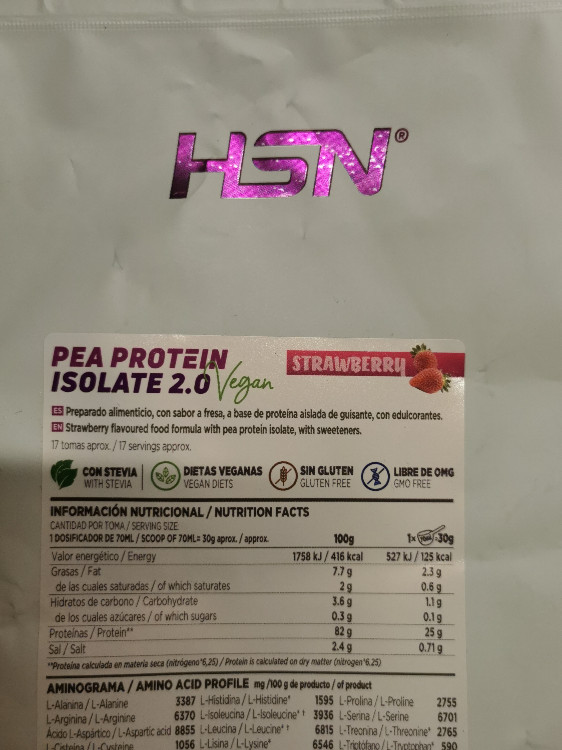 Pea Protain Isolate 2.0 (Vegan)  Strawberry von JupiterXVI | Hochgeladen von: JupiterXVI