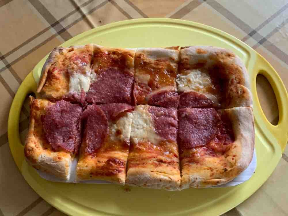 Pizza Rettangolare, Salami e Mascarpone von hedi54 | Hochgeladen von: hedi54