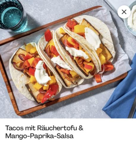 Tacos mit Räuchertofu, & Mango-Paprika-Salsa von Hannah Spru | Hochgeladen von: Hannah Sprungk