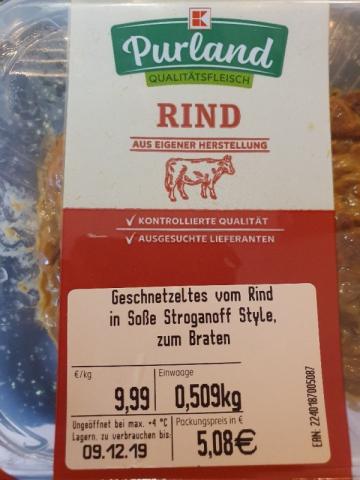 Rind geschnetzeltes, Stroganoff Style von Nic1991 | Hochgeladen von: Nic1991