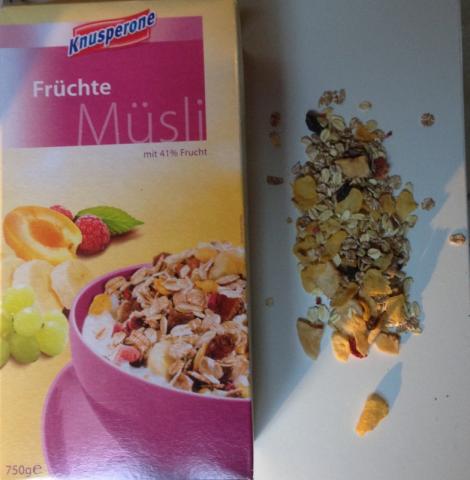 Früchte Müsli, mit 41% Frucht | Hochgeladen von: Homerlovesdonut