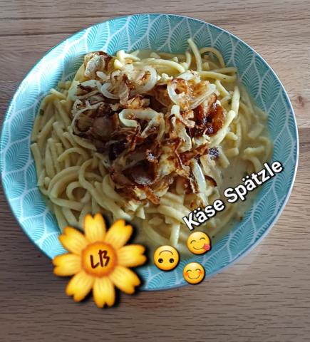 Käsespätzle, mit Röstzwiebeln | Hochgeladen von: Muckelchen2407