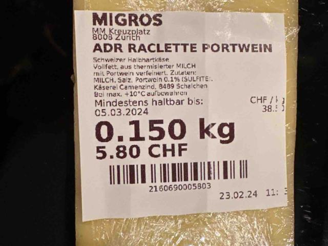 Raclettekäse mit Portwein von abirgelen | Hochgeladen von: abirgelen