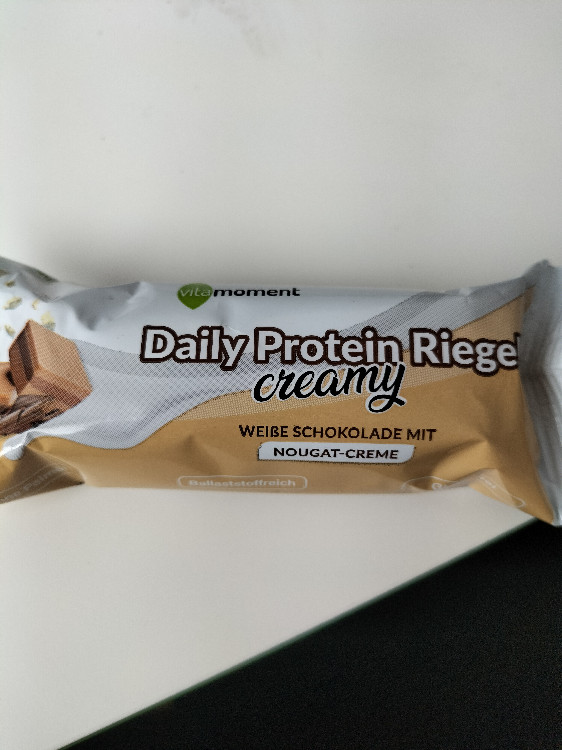 Daily Protein Riegel creamy, ohne Palmöl. Glutenfrei von Sani Bi | Hochgeladen von: Sani Bina