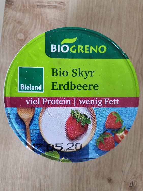 Bio Skyr (Erdbeere), viel Protein  wenig Fett von Elkigu | Hochgeladen von: Elkigu