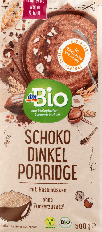 Schoko Dinkel Porridge, vegan by m_2973 | Hochgeladen von: m_2973
