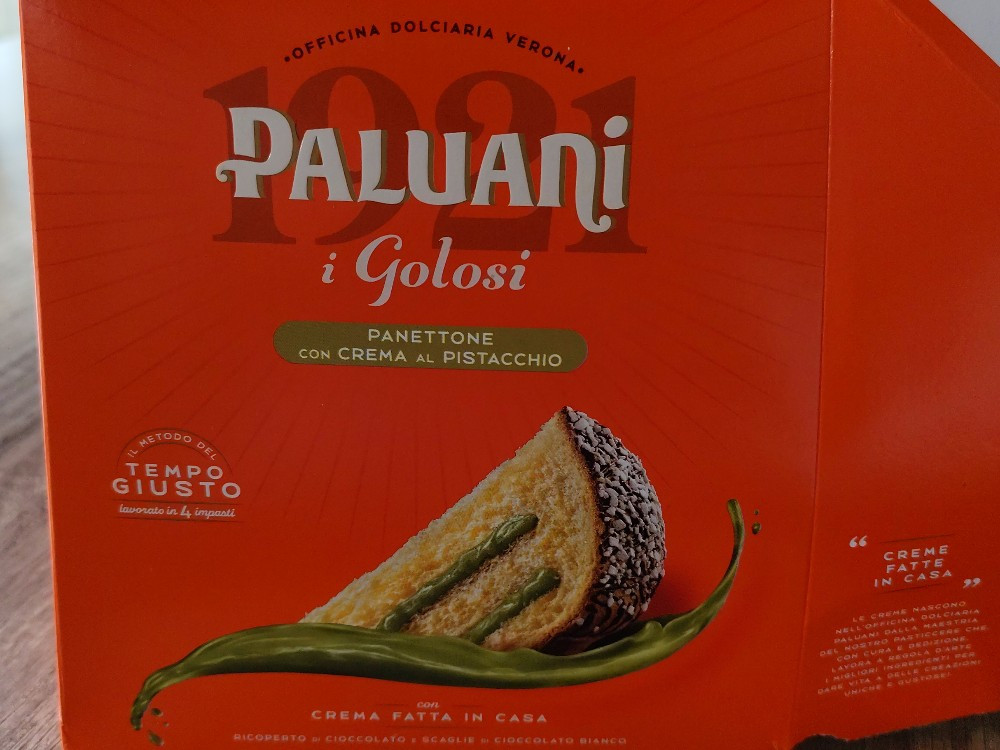 Paluani i Golosi, Panettone con Crema Al Pistacchio von Bele33 | Hochgeladen von: Bele33