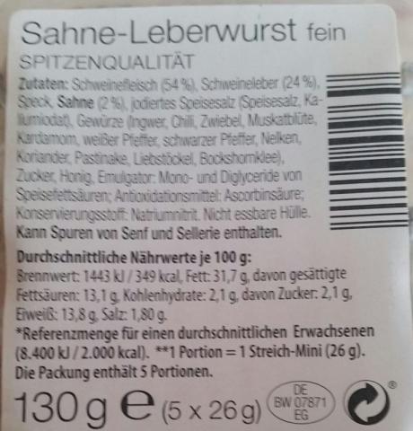 Streich-Minis Sahneleberwurst, fein | Hochgeladen von: jumbo1972