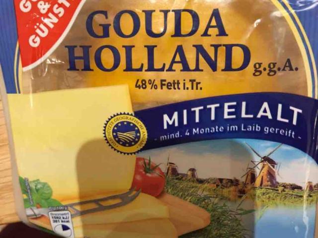 Gouda Holland, 48% Fett i.Tr. von thinkerbell | Hochgeladen von: thinkerbell