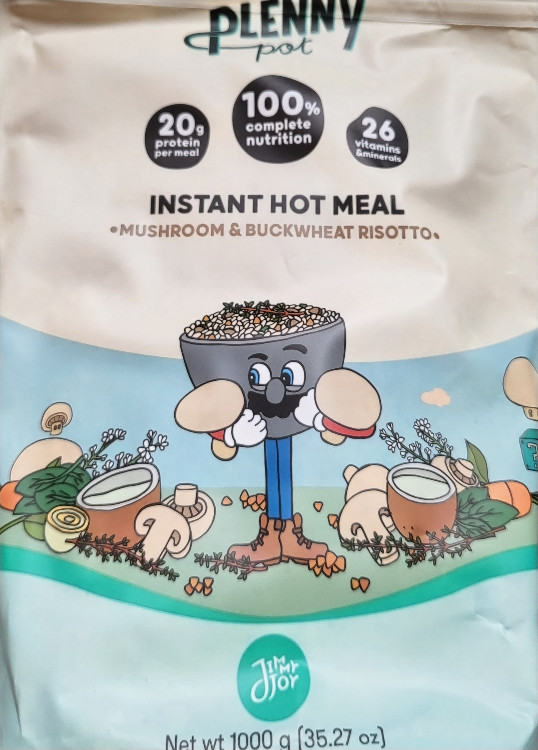 Jimmy Joy, Plenny Pot XL (Mushroom & Buckwheat Risotto), Instant Hot
