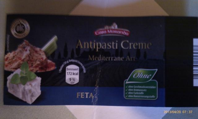 Antipasti Creme, Mediterrane Art, Feta | Hochgeladen von: Chris501
