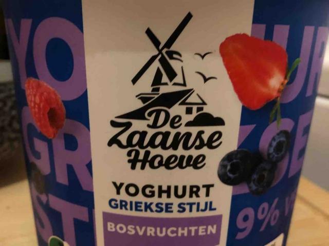 De Zaanse hoeve yoghurt Griekse stijl bosvruchten, 9%vet by juli | Uploaded by: juliennehulsman