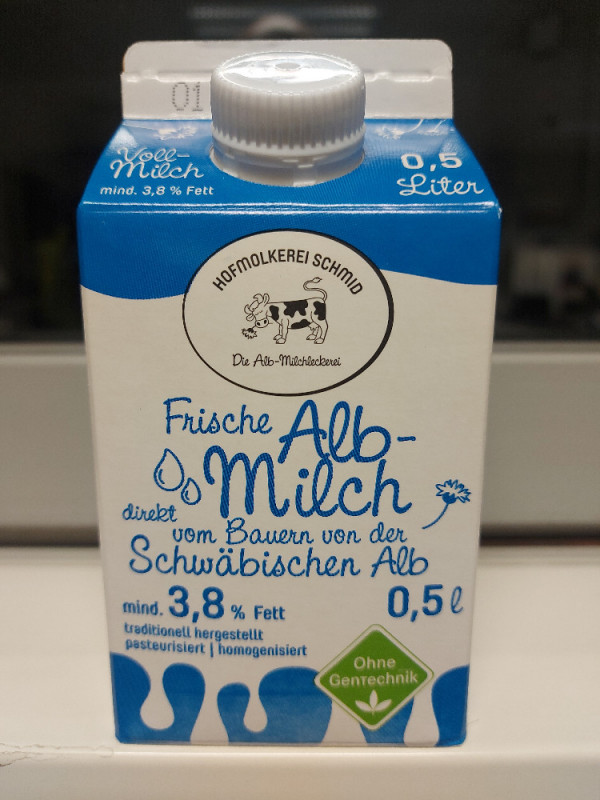 Frische Alb-Milch, 3,8 % Fett von poemi1971 | Hochgeladen von: poemi1971