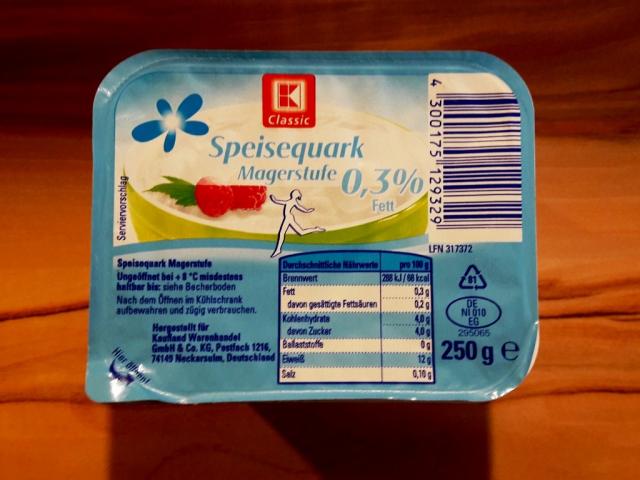 Speisequark , Magerstufe 0,3% Fett | Hochgeladen von: cucuyo111