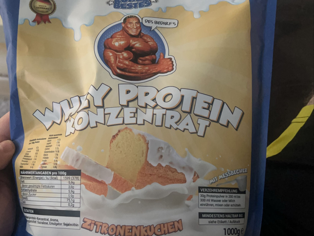 Rühls Bestes Whey Protein Konzentrat, Zitronenkuchen von marko19 | Hochgeladen von: marko1996 Rühls Bestes Whey Protein Konzentrat, Zitronenkuchen von marko19 | Hochgeladen von: marko1996