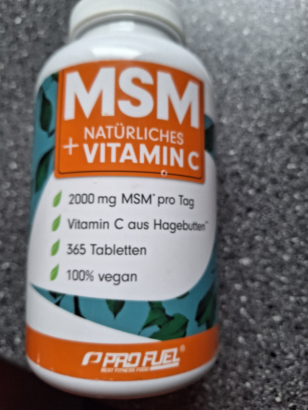 MSM + Vitamin C, pro Tablette von tikifake | Hochgeladen von: tikifake